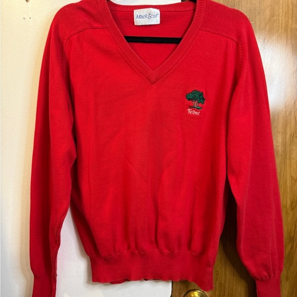 Vtg Mark Scot Men's Red Sweater size M - Picture 3 of 10
